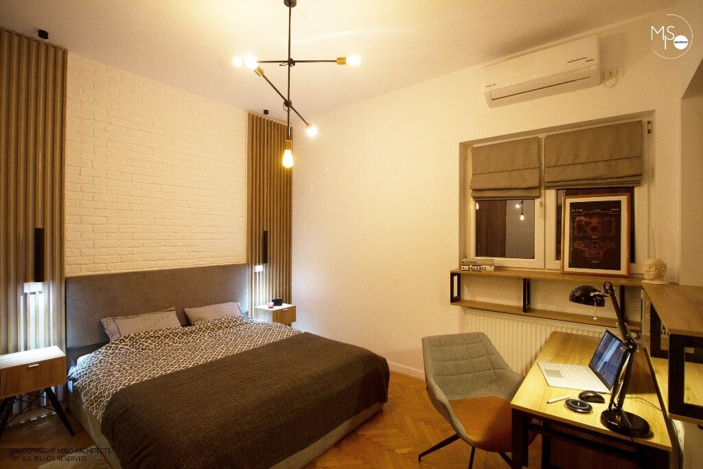 Miso Architects amenajare apartament 2 camere - dormitor (13)