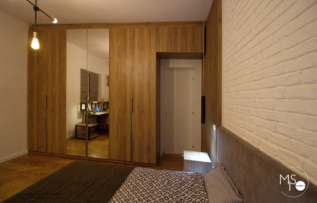 Miso Architects amenajare apartament 2 camere - dormitor (15)
