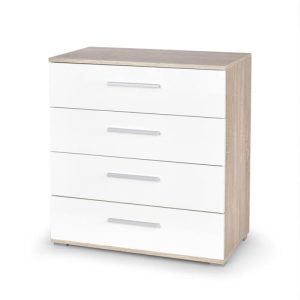 Comoda HM Lima KM3 stejar sonoma - alb