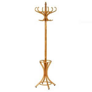 Cuier pom lemn curbat HM W30 fag, diametru baza 49 cm, inaltime 188 cm