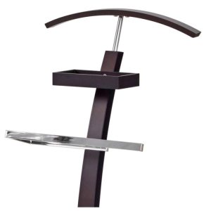 Portmantou wenge din lemn si metal cromat HM WU13