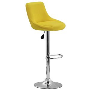 Scaun bar ABS 225 cu structura metal cromat si piele ecologica, inaltime reglabila 59-80 cm, max 100 kg