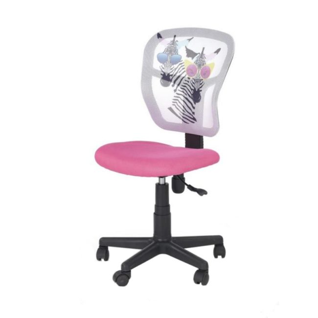 scaun birou copii jump roz