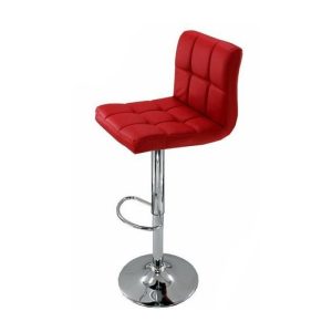 Scaun bar diferite culori ABS 191 din metal cromat si piele ecologica, inaltime reglabila 62-82 cm, max 100 kg