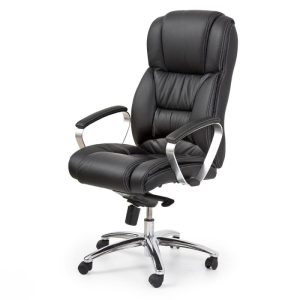 Scaun piele naturala HM Foster negru