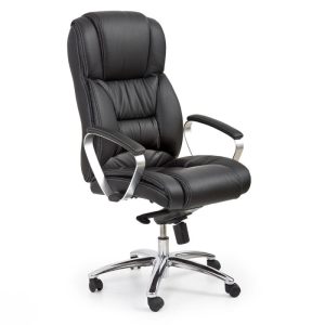 Scaun directorial piele naturala HM Foster negru