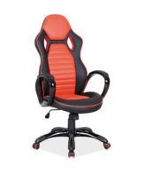 scaun gaming sl q105 negru portocaliu