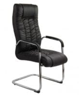 Scaun vizitator OFF 8115 din piele ecologica de diferite nuante