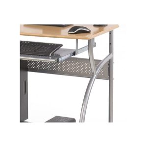Birou HM B6 cu structura metalica, blat MDF, rotile
