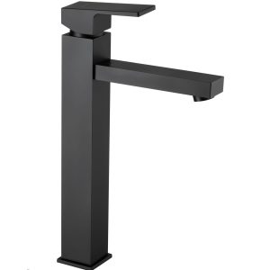 Baterie lavoar inalta Deante Anemon BBZ_N21K negru, cu ventil de blocare a scurgerii click-clack