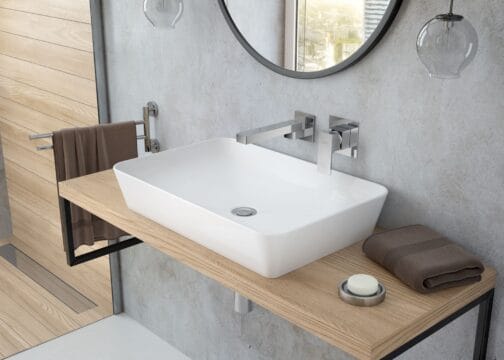 baterie lavoar incastrata Deante Anemon BCZ_054L finisaj crom