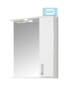 Oglinda baie cu dulapior lateral GN0201 60 cm alb