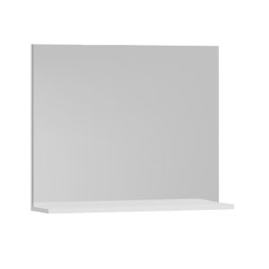 Oglinda baie cu polita BR0551 80 cm alb