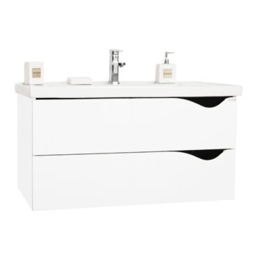 Set lavoar cu masca GN0971 si Oglinda Celine cu dulap, 90 cm latime