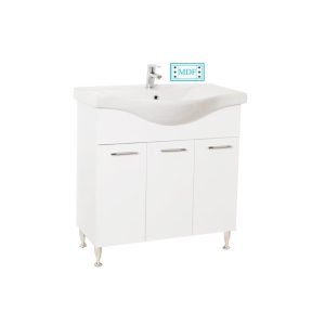 Set mobilier baie lavoar cu masca GN 1531 si oglinda cu polita GN0551 80 cm lungime