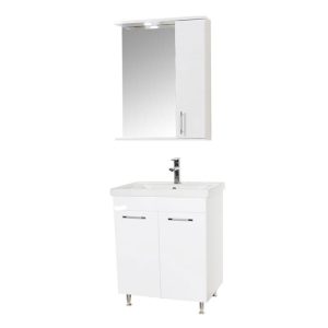 Set mobilier baie lavoar cu masca GN0541 si oglinda GN0201 60 cm latime