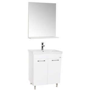 Set mobilier baie lavoar cu masca GN0541 si oglinda GN0551 60 cm latime