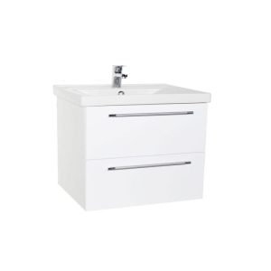 Set mobilier baie cu baza si lavoar GN0541 plus Oglinda GN0551, latime 60 cm