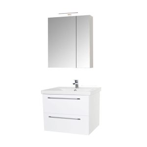 Set mobilier baie masca si lavoar GN0541 si oglinda Celine lungime 70 cm