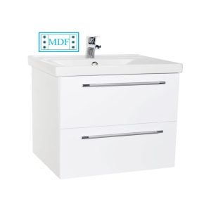 Set mobilier baie masca si lavoar GN0541 si oglinda Celine lungime 70 cm