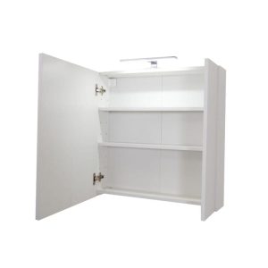 Set mobilier baie suspendat masca si lavoar GN0971 si Oglinda Celine latime 70 cm