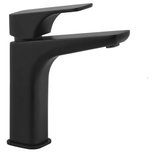 Baterie lavoar neagra Deante Hiacynt BQH_N21K, inaltime 201 mm