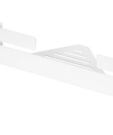 Raft de colt metalic alb pentru cosmetice Deante Mokko ADM_A531
