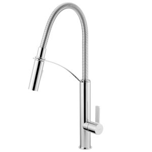 Baterie bucatarie cu dus extractibil Deante Gerbera BGB_072M finisaj cromat, 7 ani garantie