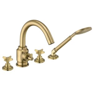 Baterie cada 4 piese Deante Temisto BQT_M14D finisaj bronz