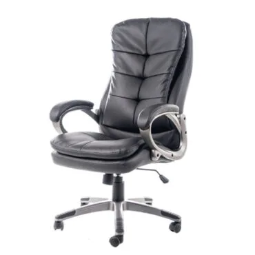 Scaun directorial SL Q270 negru, polipropilena, piele ecologica, max.120 kg