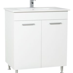 Set lavoar cu masca GN0671 70x47x80 cm, 2 usi, alb