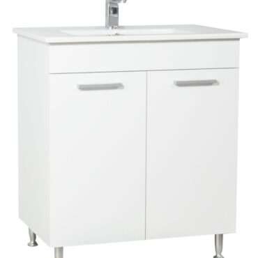 Set lavoar cu masca GN0671 70x47x80 cm, 2 usi, alb