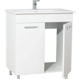 Set lavoar cu masca GN0671 70x47x80 cm, 2 usi, alb
