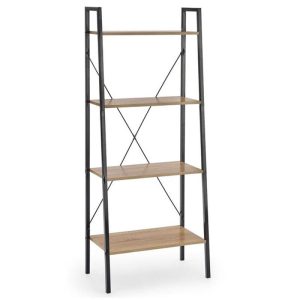 Etajera cu 4 rafturi HM Narvik REG2 60X148X32 cm, metal vopsit si PAL
