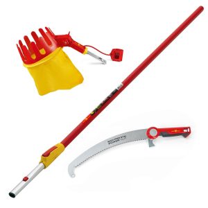 Set culegator fructe, ferastrau si coada telescopica Wolf-Garten