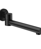 Baterie rabatabila finisaj negru Deante Cascada NAC_N87K
