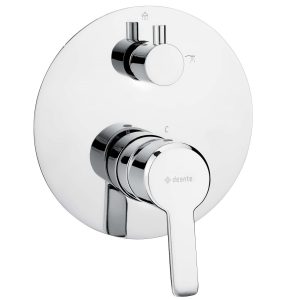 Baterie incastrata cu comutator dus Deante Arnika BQA cu finisaj cromat, negru, auriu sau titanium