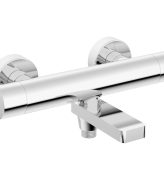 Baterie cada dus cu termostat si pipa rabatabila Deante crom, auriu, negru sau titanium