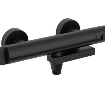 Baterie cada dus cu termostat si pipa rabatabila Deante crom, auriu, negru sau titanium