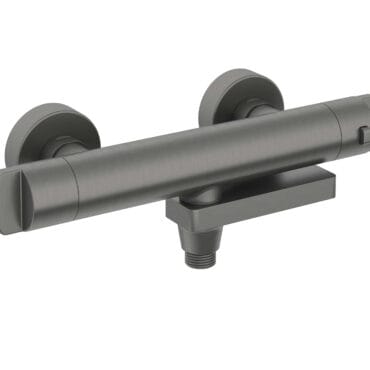 Baterie cada dus cu termostat si pipa rabatabila Deante crom, auriu, negru sau titanium