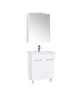 Set mobilier baie Lavoar cu masca GN0541 si oglinda GN5011 latime 60 cm
