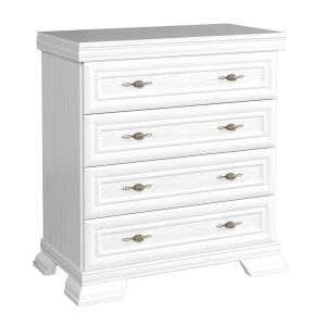 Comoda VM2 din PAL alb antichizat 88x46x97 cm