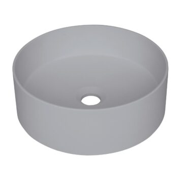 Lavoar baie rotund din granit gri metalic Deante Silia CQS_SU4S