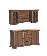 Set comoda living VM3 si vitrina suspendata VMN4