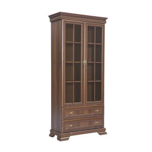 Vitrina living VMW2 din PAL nuanta nuc 88x40x193 cm