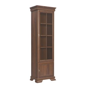 Vitrina verticala VMW1 din PAL nuanta nuc 58X40X193 cm