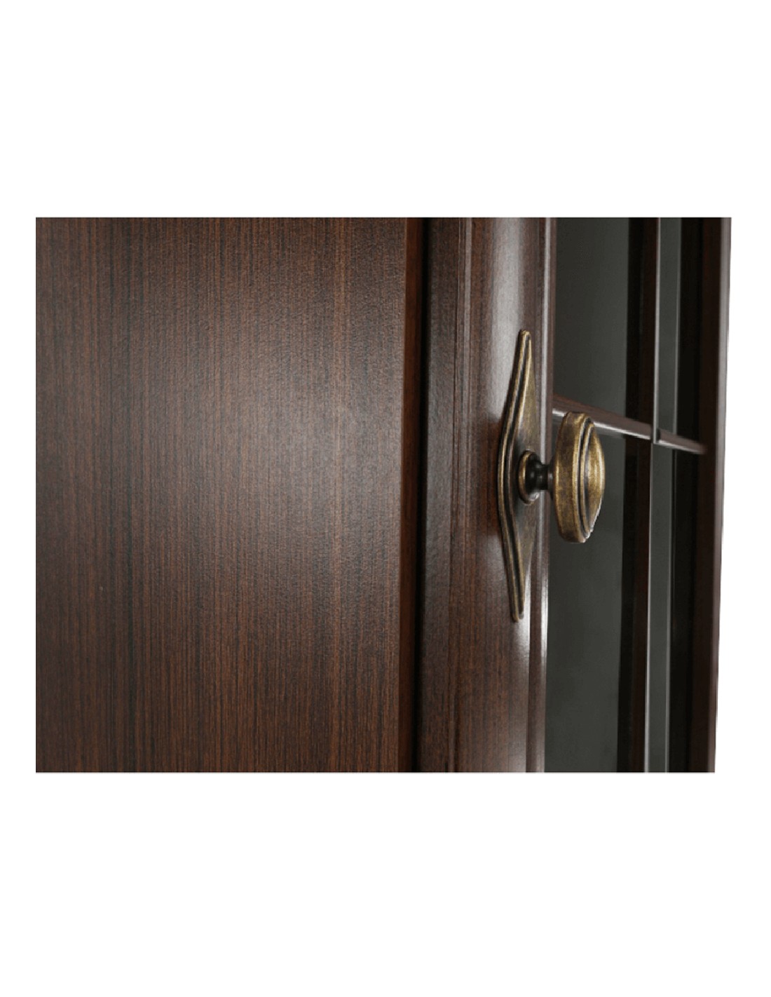 Vitrina verticala VMW1 din PAL nuanta nuc 58X40X193 cm