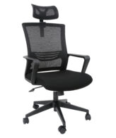 Scaun ergonomic Paris H negru baza nylon si tapiterie mesh