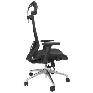 Scaun birou NICE L integral mesh cu tetiera reglabila si sezut culisant, maxim 120 kg