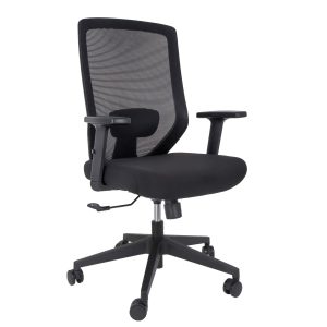 Scaun birou NICE cu baza nylon, tapiterie mesh, maxim 120 kg